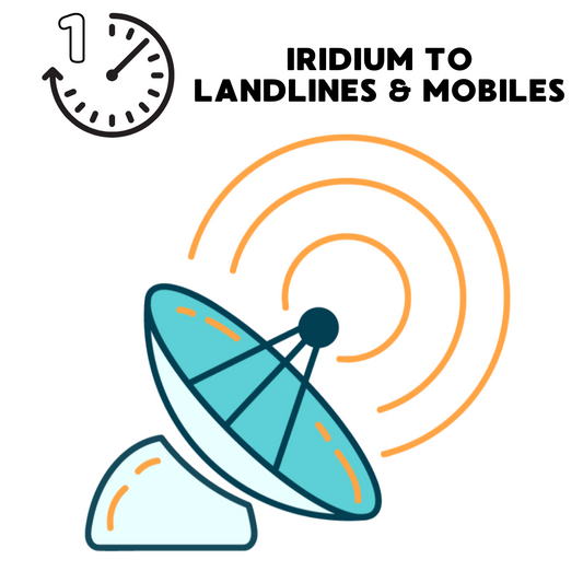 Iridium minute to landlines and mobile phones