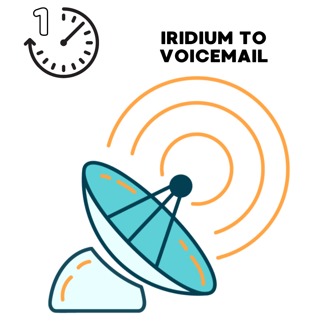 Iridium minute to voicemail